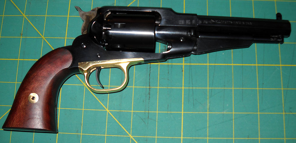 Pietta Model 1858 revolver, right side